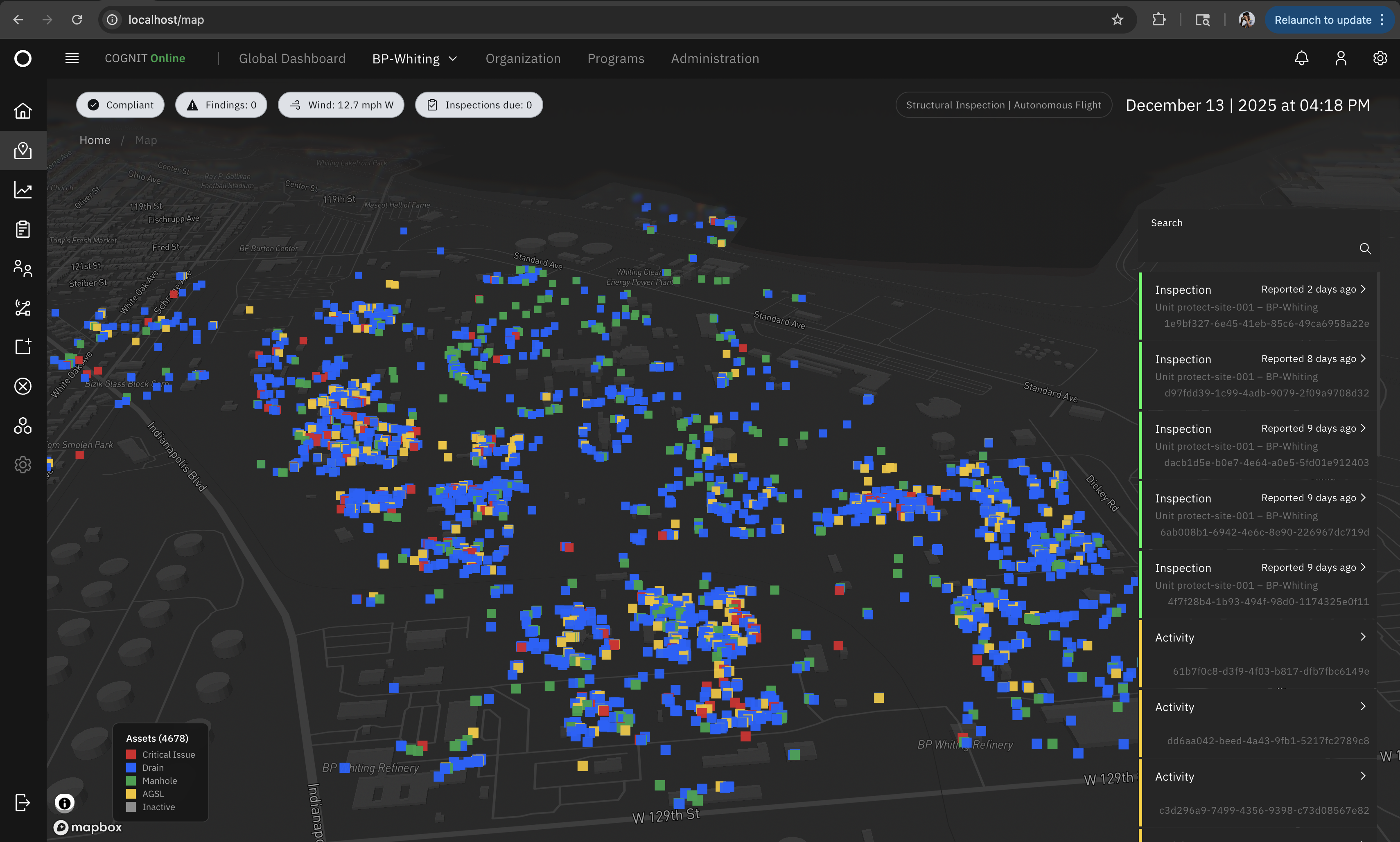 Skyello Insight Layer - Global compliance map view