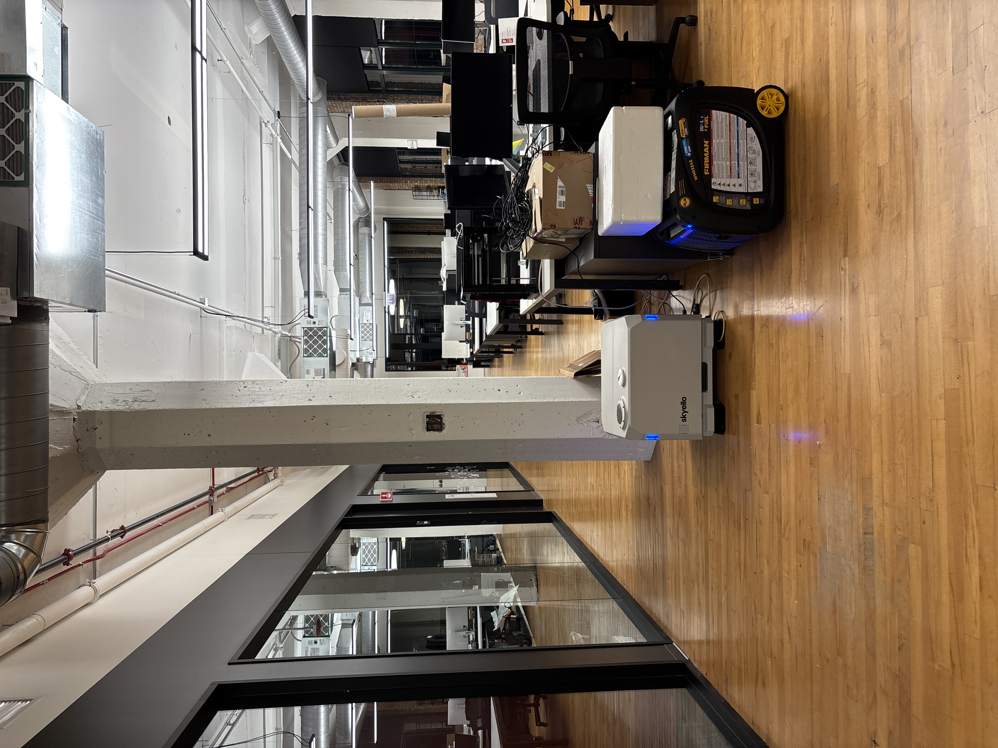 Skyello hardware in the lab