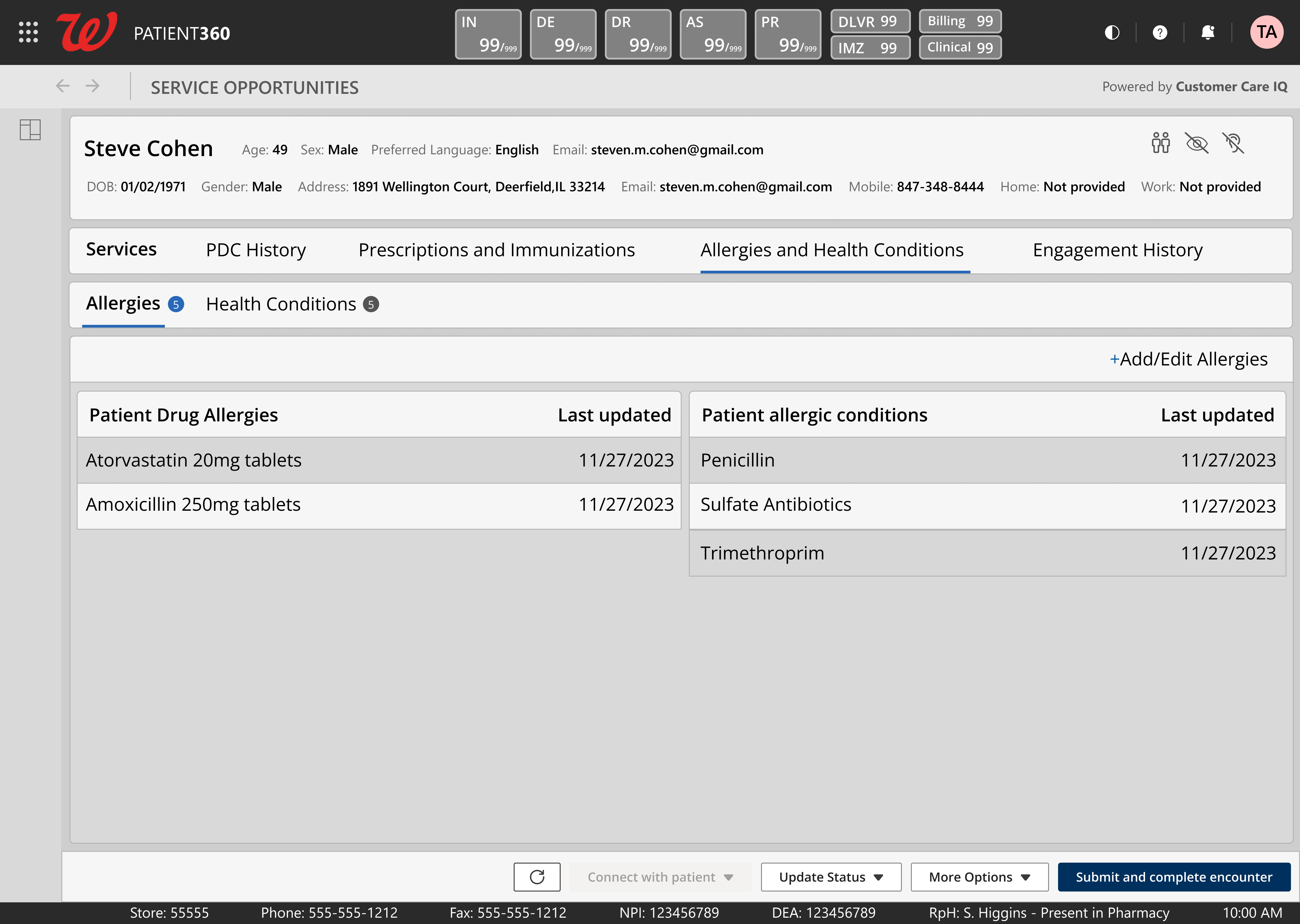 Final - Allergies & Health Conditions